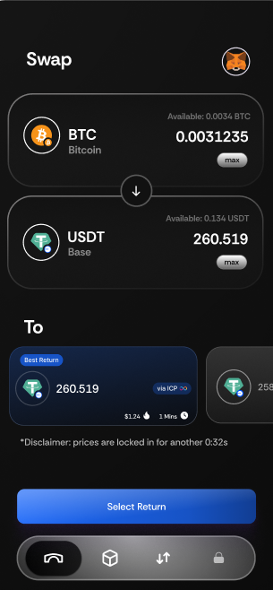 Appic Crosschain Swap